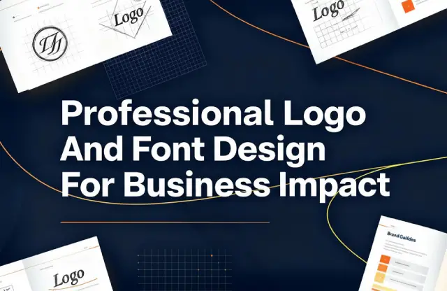Professional Logo And Font Design For Business Impact