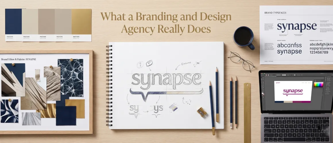 A branding and design agency shaping bold, purposeful brand identities for businesses | Synapse Blog